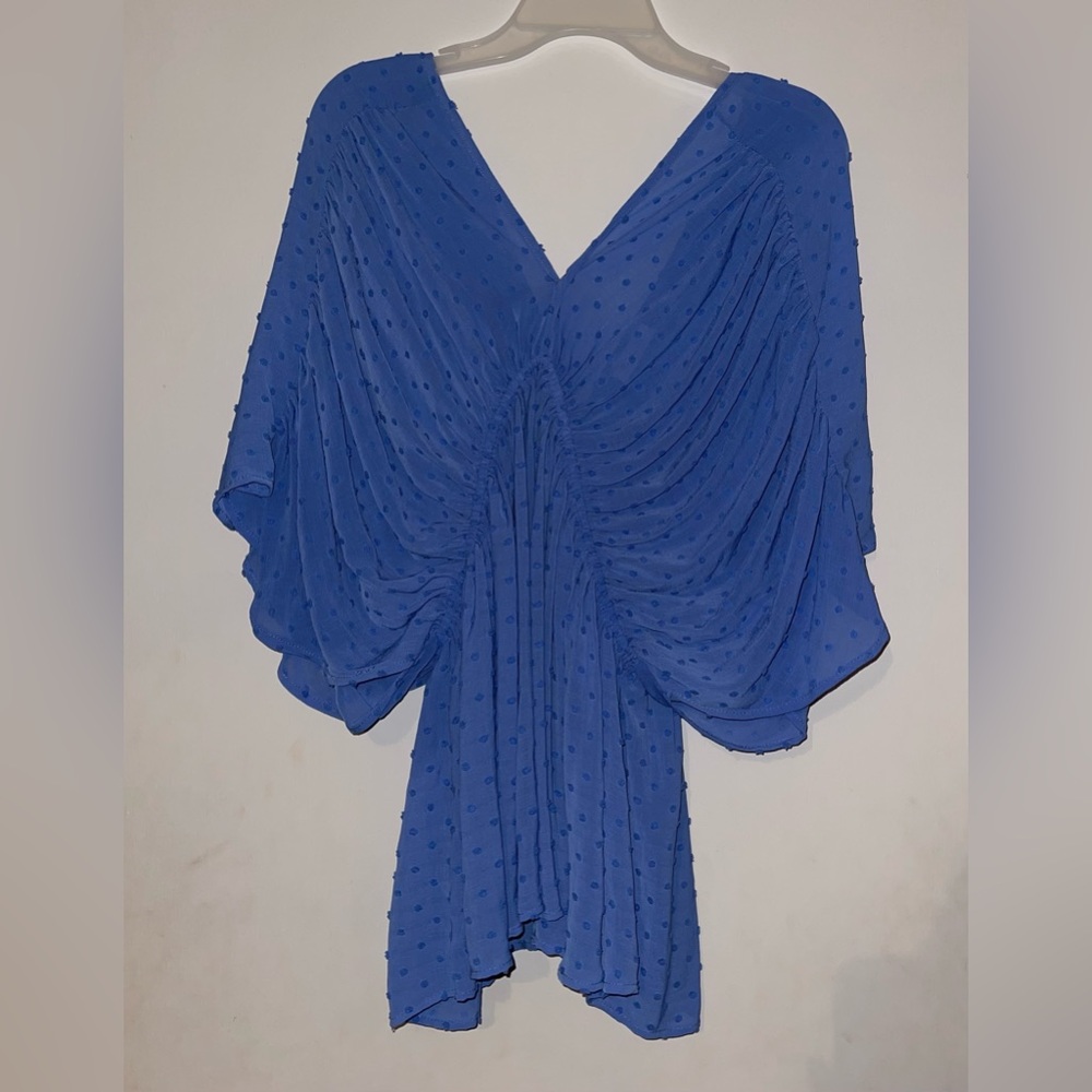 Flowy Blue Blouse